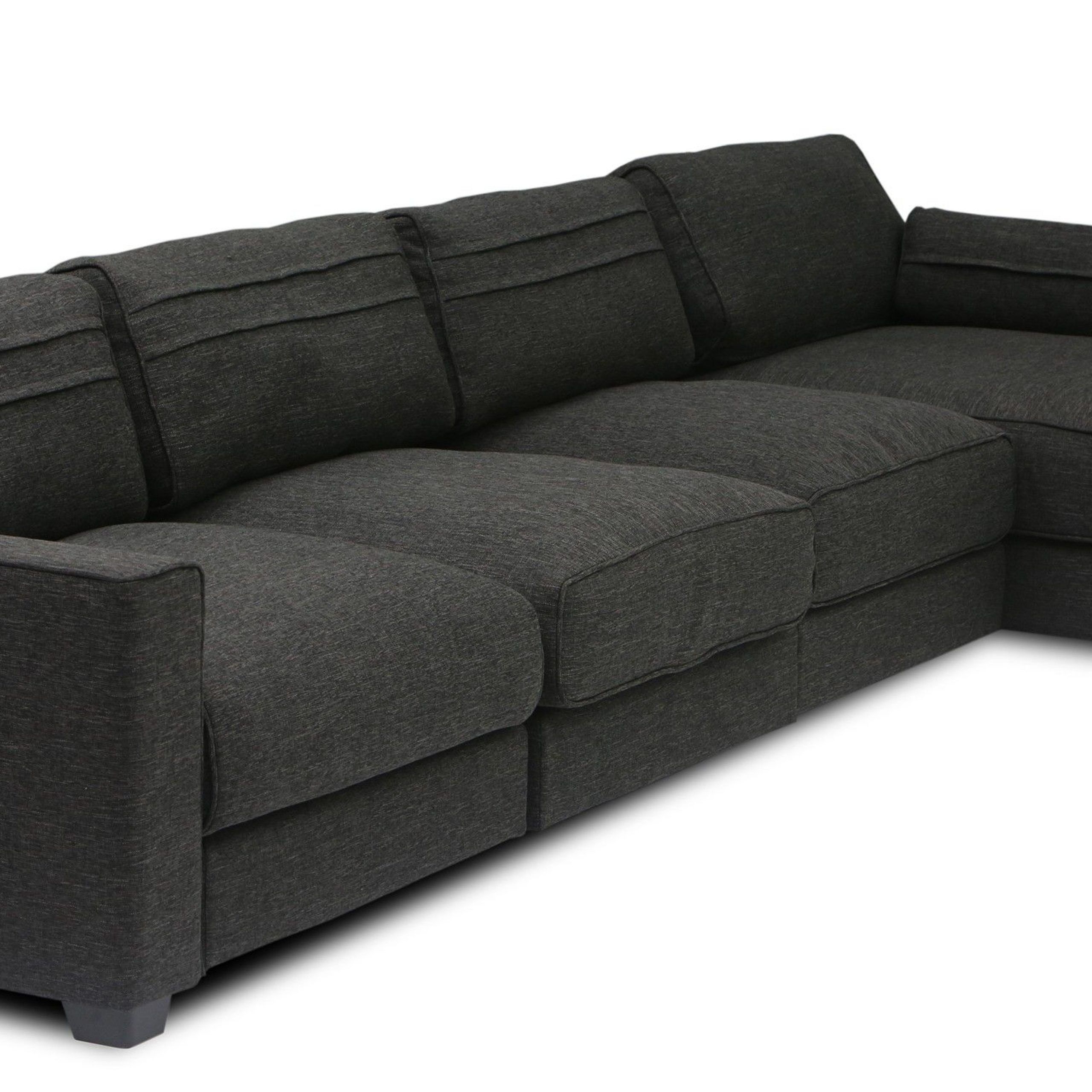 Vani Modular 3 Seat Right Sectional With Chaise In Alani Mid Century Modern Sectional Sofas With Chaise (View 11 of 15)