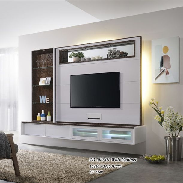 Vd500 01 Wall Cabinet – Vidi Furniture Regarding Wall Display Units And Tv Cabinets (View 14 of 15)
