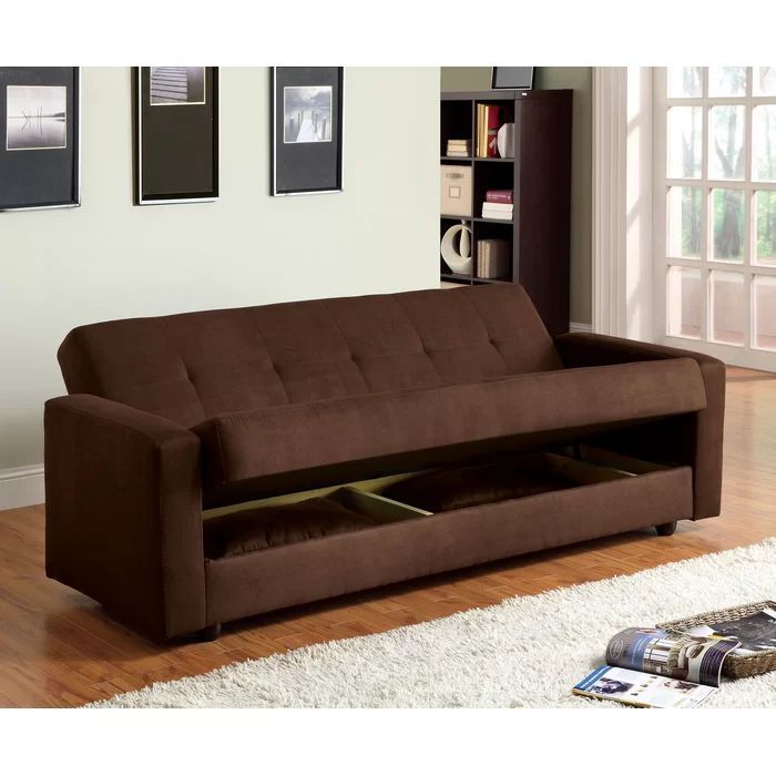 Voortman Twin 83.5'' Wide Tufted Back Convertible Sofa With Regard To Twin Nancy Sectional Sofa Beds With Storage (Photo 6 of 15)