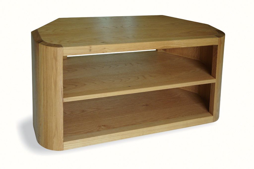 Vox Nature Bedside Table In White & Oak Effect | Oak And Intended For Fulton Oak Effect Corner Tv Stands (View 3 of 15)