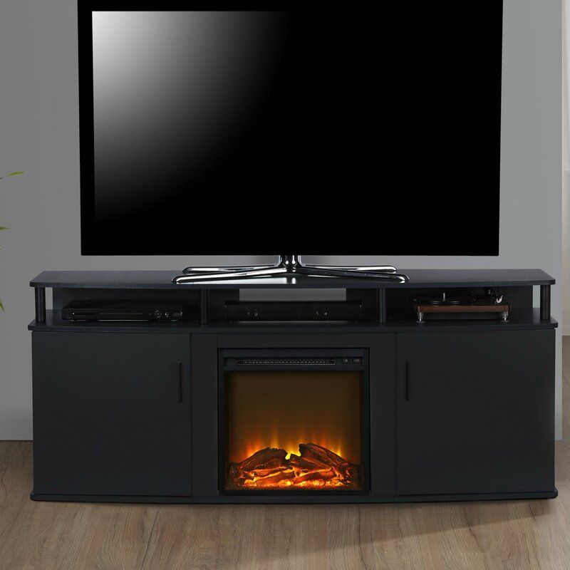 Wade Logan® Elian Tv Stand For Tvs Up To 70" With Pertaining To Glass Tv Stands For Tvs Up To 70&quot; (View 8 of 15)