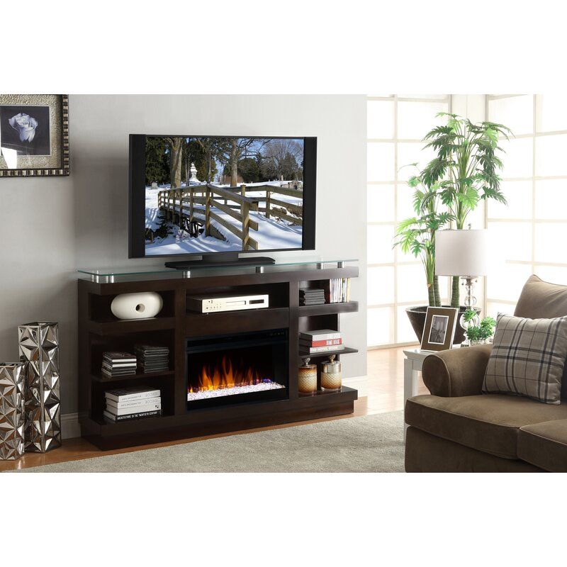 Wade Logan Emanuel Solid Wood Tv Stand For Tvs Up To 70 Within Miconia Solid Wood Tv Stands For Tvs Up To 70" (View 11 of 15)