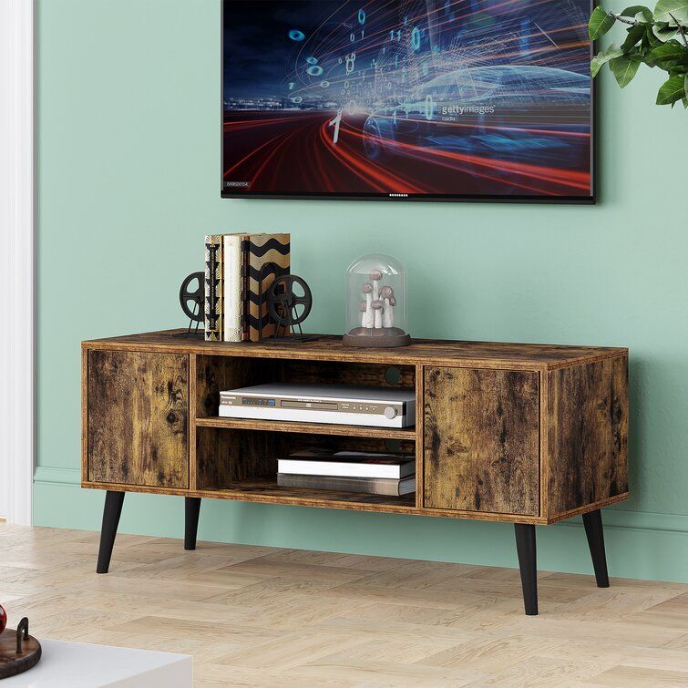 Wade Logan® Tv Stand For Tvs Up To 49" & Reviews | Wayfair For Oglethorpe Tv Stands For Tvs Up To 49&quot; (View 10 of 15)