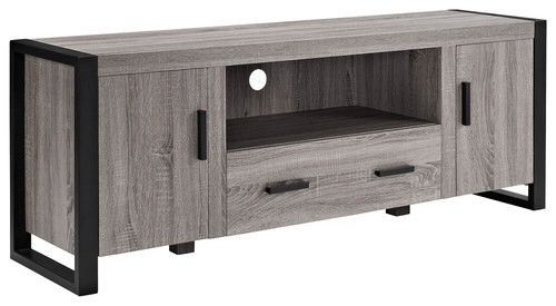 Walker Edison Urban Modern Storage Tv Stand For Most Flat Throughout Urban Rustic Tv Stands (View 7 of 15)