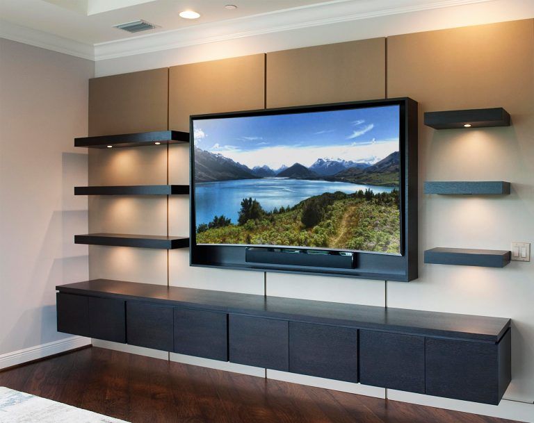 Wall Mounted Tv Shelf Design Ideas  Tv Stand Interior Pertaining To Wall Mounted Tv Racks (View 12 of 15)