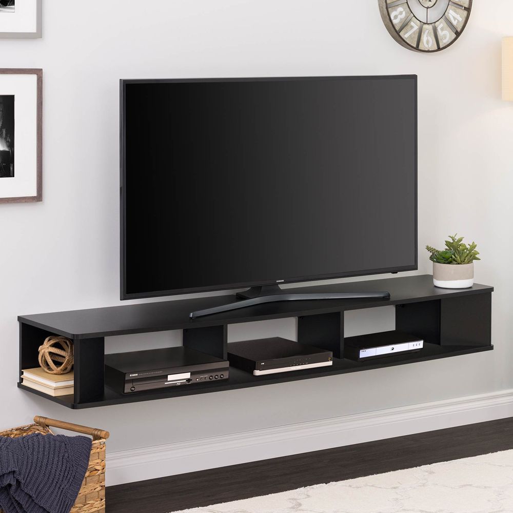 Wall Mounted Tv Stand In Tv Stands With Wall Mounted Tv Stand With Shelves (View 2 of 15)