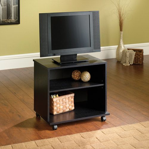Walmart: Mainstays Tv Cart For Tvs Up To 23 1/2" | Tv Cart Throughout Fitueyes Rolling Tv Cart For Living Room (View 6 of 15)