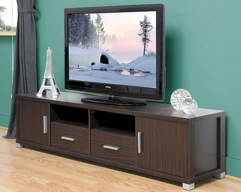 Warehouse Interiors Chisholm Wood Modern Tv Stand Bs Intended For Tv Tables (View 13 of 15)