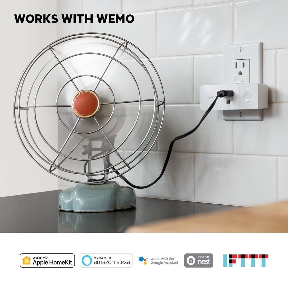 Wemo Mini Wifi Smart Plug | Kit Homes, Smart Plug, Smart Home Regarding Techni Mobili 53&quot; Driftwood Tv Stands In Grey (View 7 of 15)