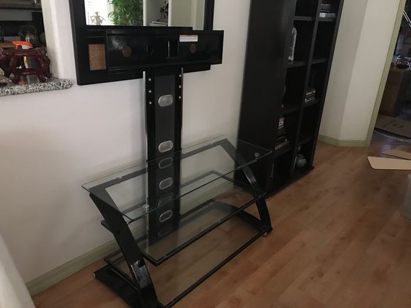 Whalen 3 In 1 Tv Stand For Tvs For Sale In Las Vegas, Nv With Whalen Furniture Black Tv Stands For 65" Flat Panel Tvs With Tempered Glass Shelves (View 10 of 15)