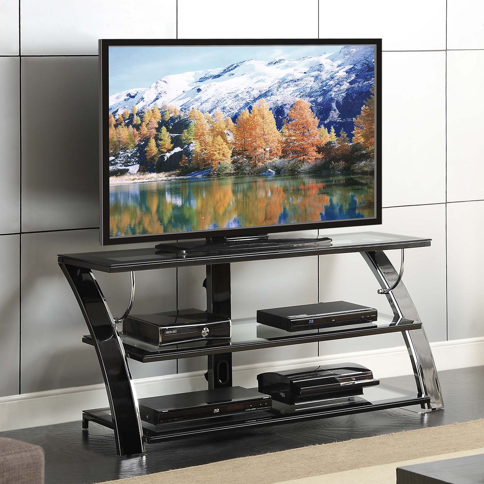 Whalen Camarillo 50 In. Tv Stand – Tv Stands At Hayneedle Throughout Modern Black Tv Stands On Wheels (Photo 4 of 15)