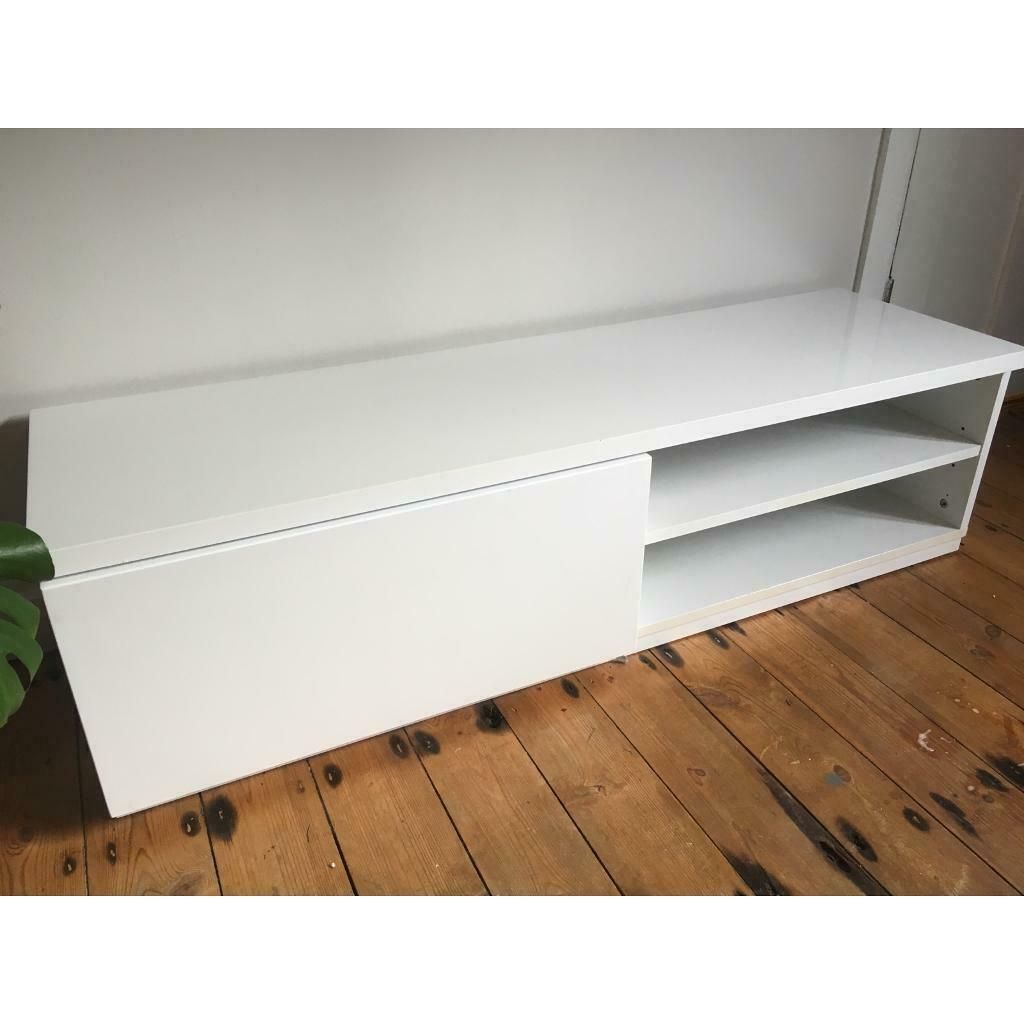 White Gloss Tv Stand | In Costessey, Norfolk | Gumtree Regarding White Gloss Tv Stands (View 13 of 15)