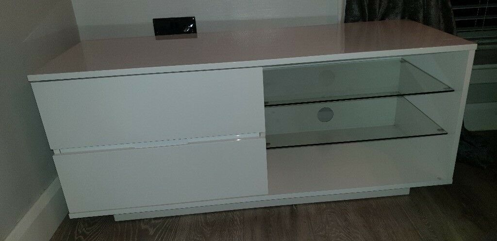 White Gloss Tv Unit | In Dundee | Gumtree Throughout White Gloss Tv Unit (Photo 13 of 15)