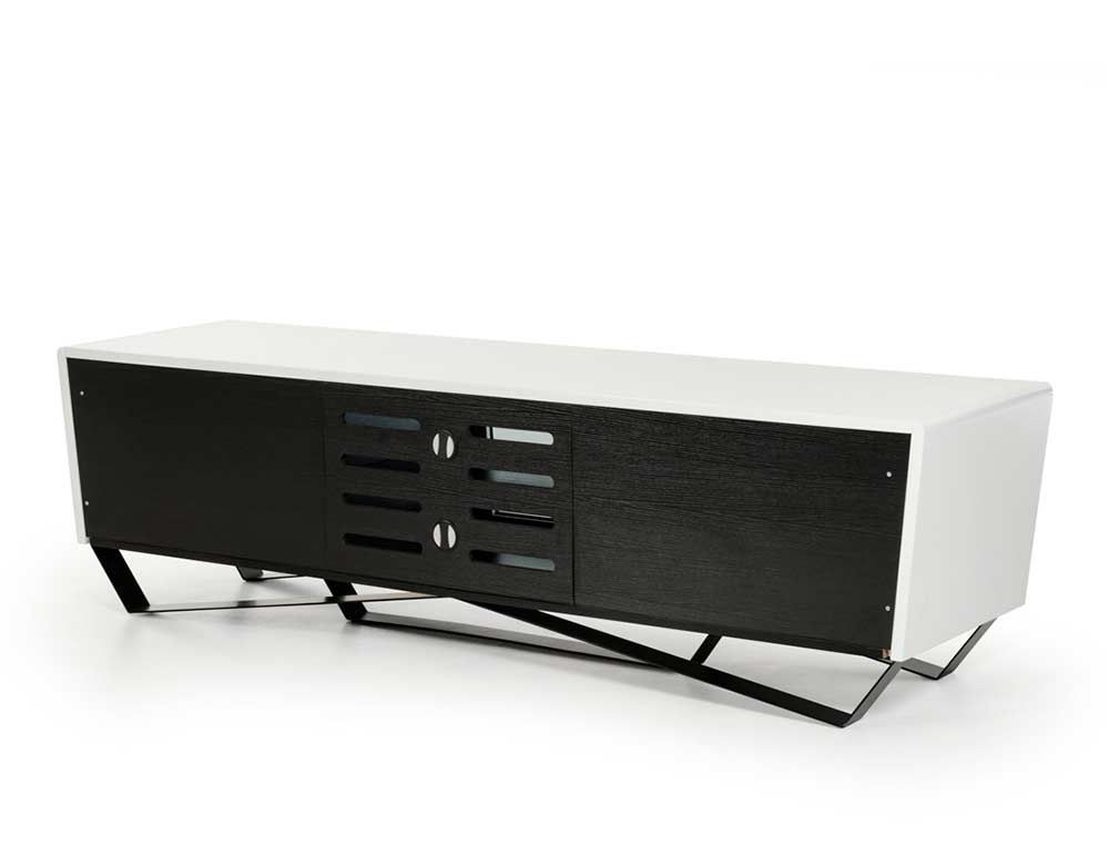 White High Gloss Tv Stand Vg 102 | Tv Stands In High Gloss Tv Cabinets (View 11 of 15)