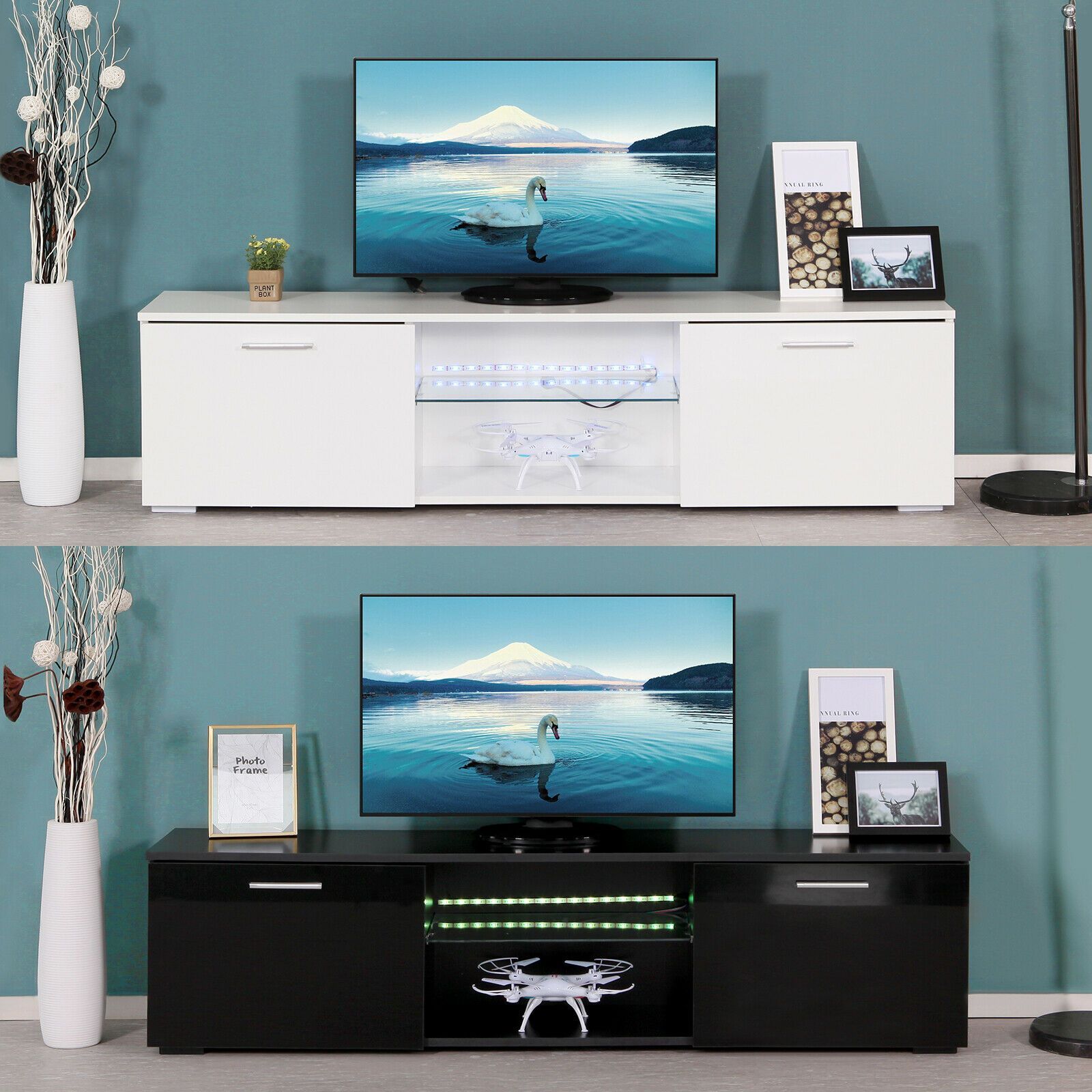 White Tv Stand High Gloss | Modern Tv Unit, White Tv For Modern High Gloss Tv Units (View 4 of 15)