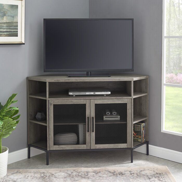 Williston Forge Nadell Tv Stand For Tvs Up To 48 With Regard To Lionel Corner Tv Stands For Tvs Up To 48" (Photo 3 of 15)