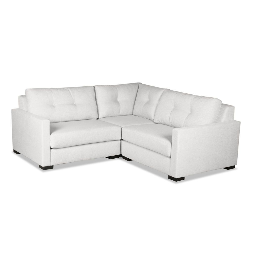 Wilton Buttoned Modular Sectional Right And Left Arms L Regarding Wilton Fabric Sectional Sofas (View 8 of 15)
