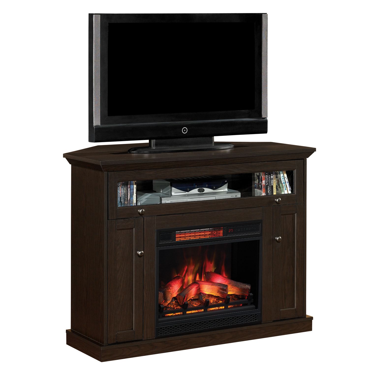 Windsor Espresso Tv Stand Fireplace | Classicflame United Inside Expresso Tv Stands (View 13 of 15)