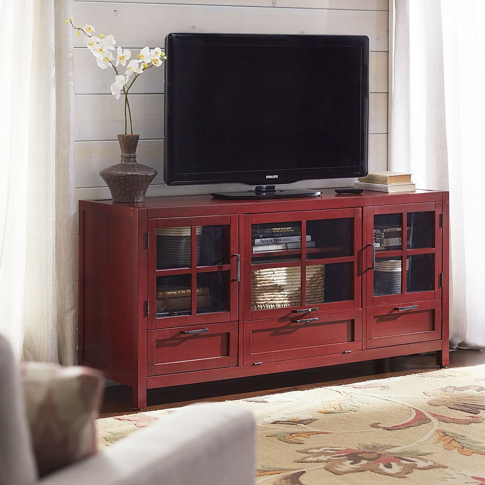 With Its Solid Wood Construction And Straightforward Style In Antique Style Tv Stands (View 6 of 15)
