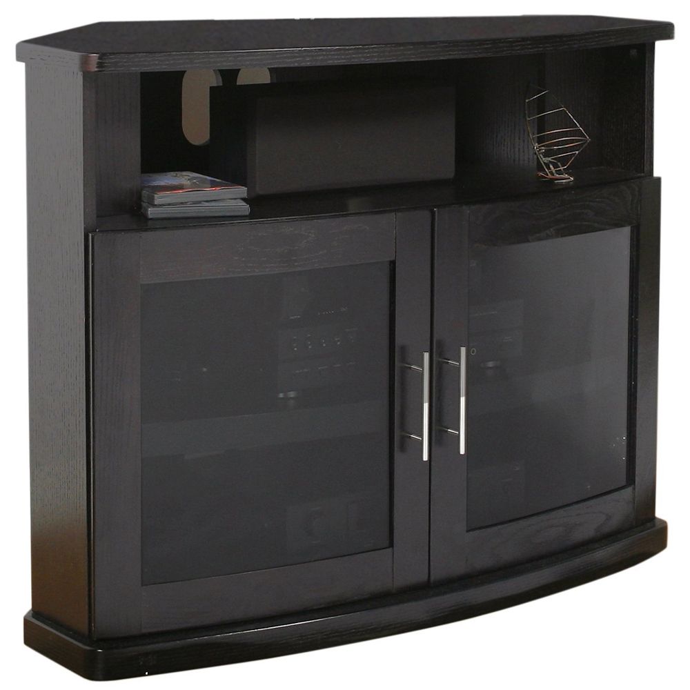 Wood Corner Tv Stand In Tv Stands Pertaining To Wooden Corner Tv Stands (View 14 of 15)
