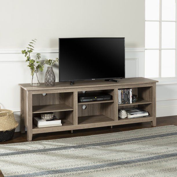 Woven Paths Open Storage Tv Stand For Tvs Up To 80 In Woven Paths Open Storage Tv Stands With Multiple Finishes (Photo 9 of 15)