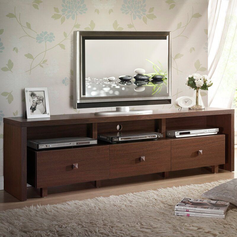 Wrought Studio Andreoni Tv Stand For Tvs Up To 78 Inches Inside Ansel Tv Stands For Tvs Up To 78" (View 7 of 15)