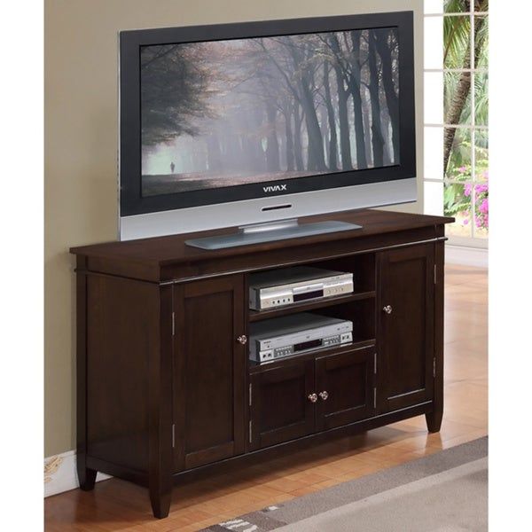 Wyndenhall Sterling Collection Dark Tobacco Brown Tv Stand Within Brown Tv Stands (Photo 15 of 15)