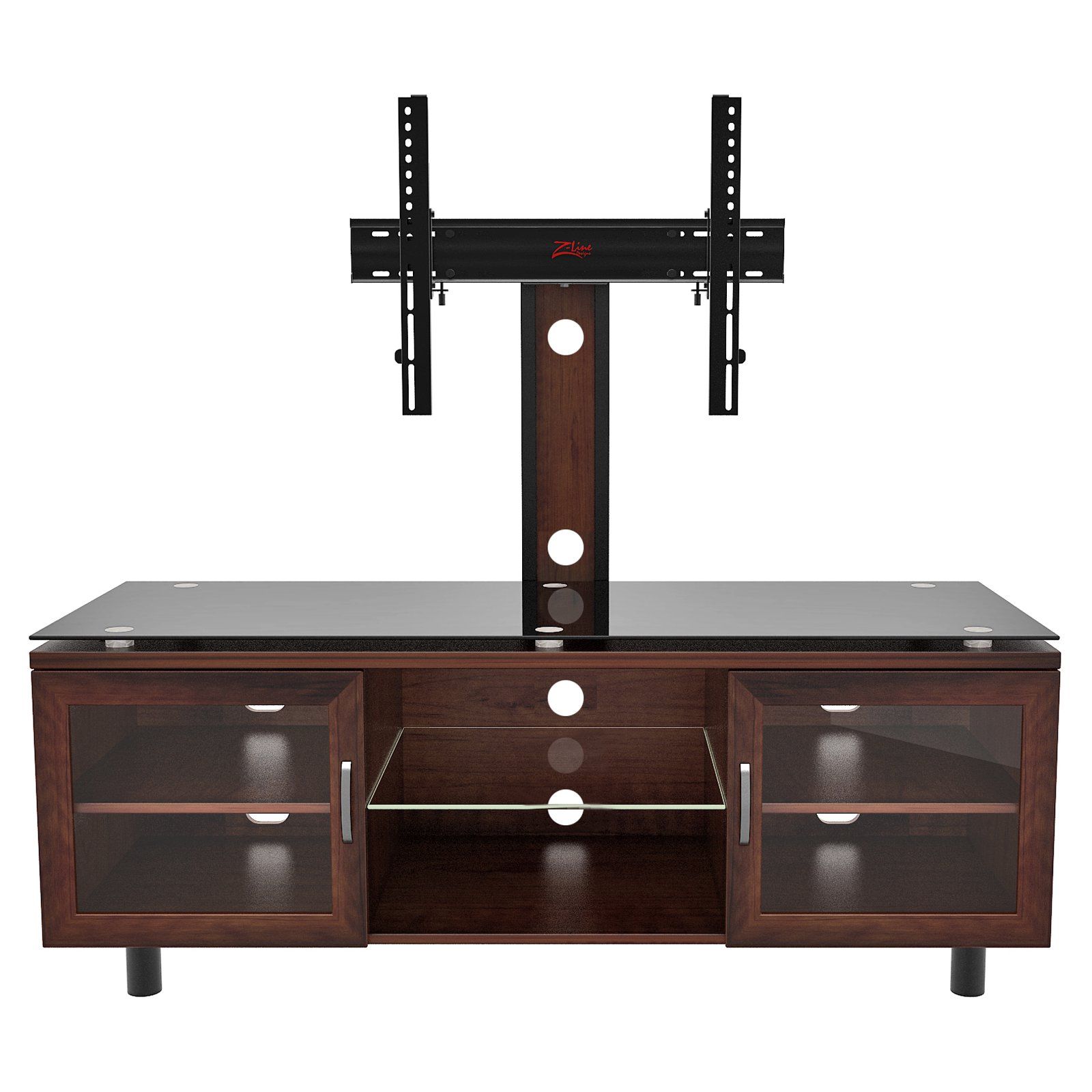 Z Line Designs Tv Cabinet For Most Flat Panel Tvs Up To 70 Within 65 Inch Tv Stands With Integrated Mount (View 1 of 15)