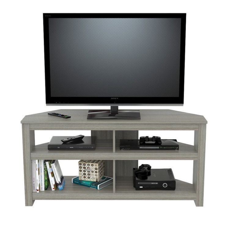 Zipcode Design Chatsworth Corner Tv Stand For Tvs Up To 60 In Black Corner Tv Stands For Tvs Up To  (View 1 of 15)