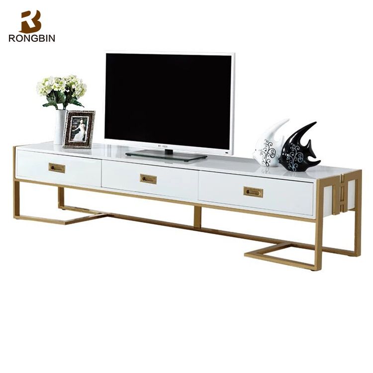 White Tv Stand,antique Tv Stand,gold Tv Stand,tv Stand For Gold Tv Stand (View 5 of 23)