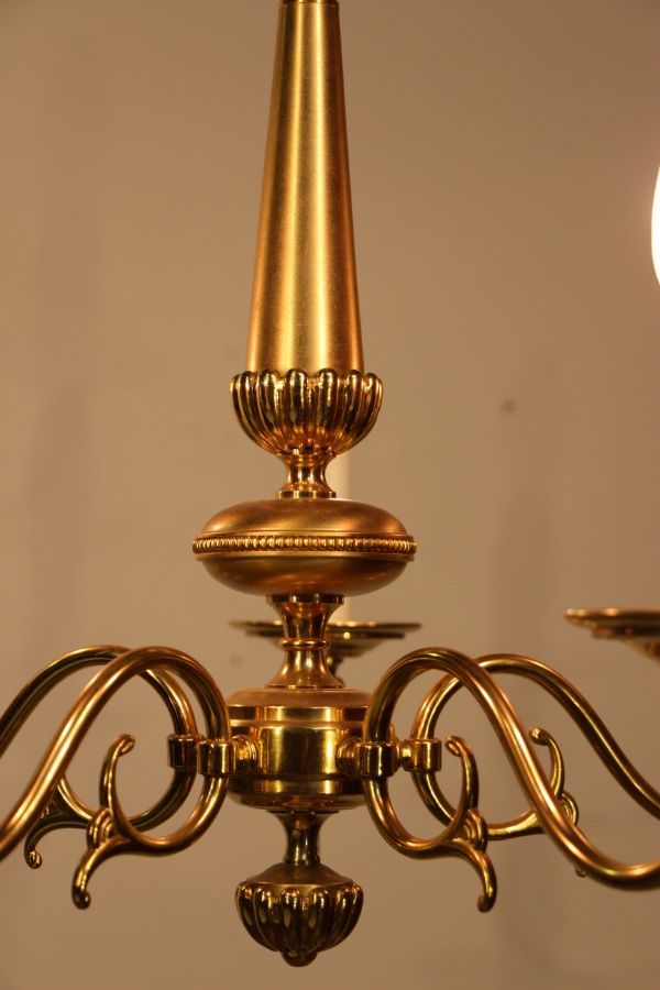 Buy Antique Style Gold Plated Chandelier From Antiques And With Antique Gild Two Light Chandeliers (View 10 of 15)