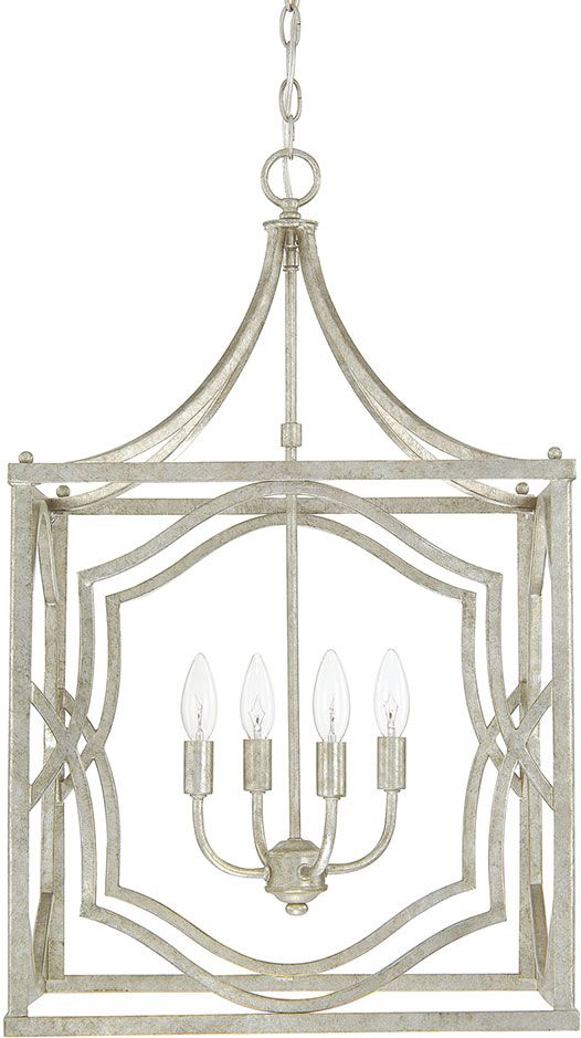 Capital Lighting 9482as Blakely Antique Silver Foyer Light Within Four Light Antique Silver Chandeliers (Photo 9 of 15)