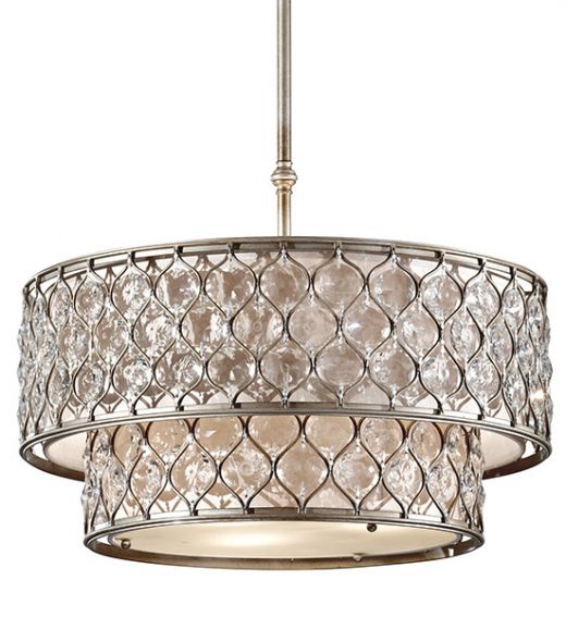 F2707 6bus 6 Light Chandelier Burnished Silver – Snippets Regarding Burnished Silver 25 Inch Four Light Chandeliers (View 13 of 15)