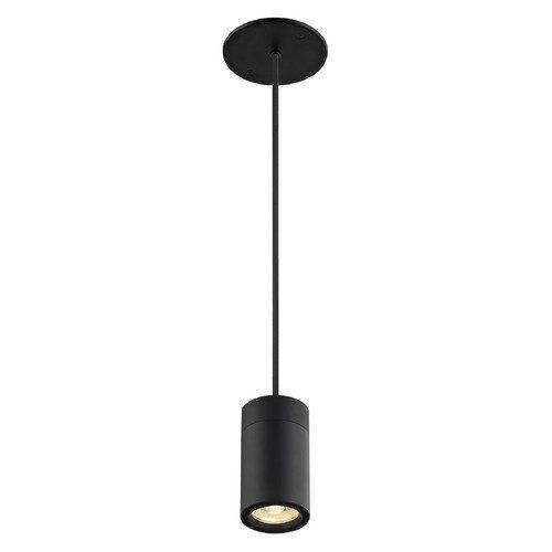 Led Cylinder Pendant Light 650lm Black Tr1051 30 Bk At Pertaining To Trio Black Led Adjustable Chandeliers (View 5 of 15)