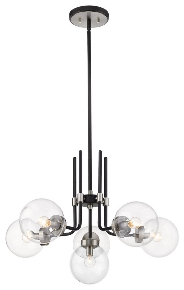 Featured Photo of The 15 Best Collection of Matte Black Four-light Chandeliers