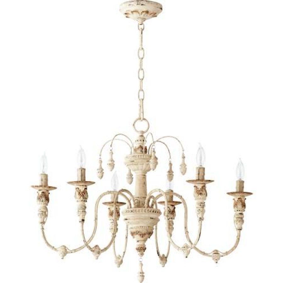 Shades Of Light Look Gustavian Horchow Parisian Light Intended For French White 27 Inch Six Light Chandeliers (View 8 of 15)