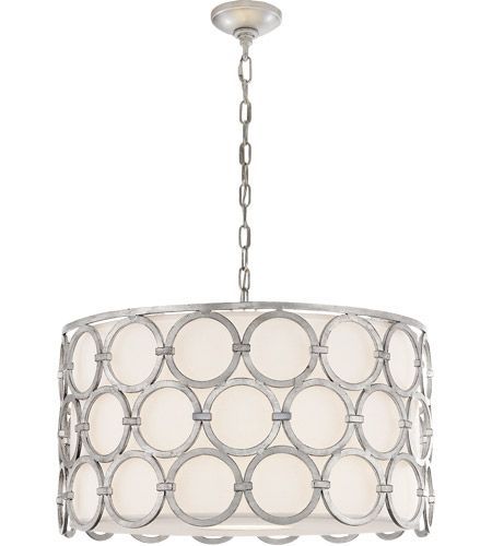 Visual Comfort Sk5536bsl L Suzanne Kasler Alexandra 4 With Burnished Silver 25 Inch Four Light Chandeliers (Photo 4 of 15)