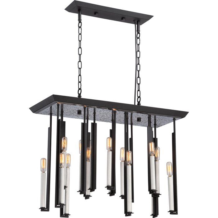 Williston Forge Hinson 16 – Light Kitchen Island Square Throughout 16 Light Island Chandeliers (View 9 of 15)