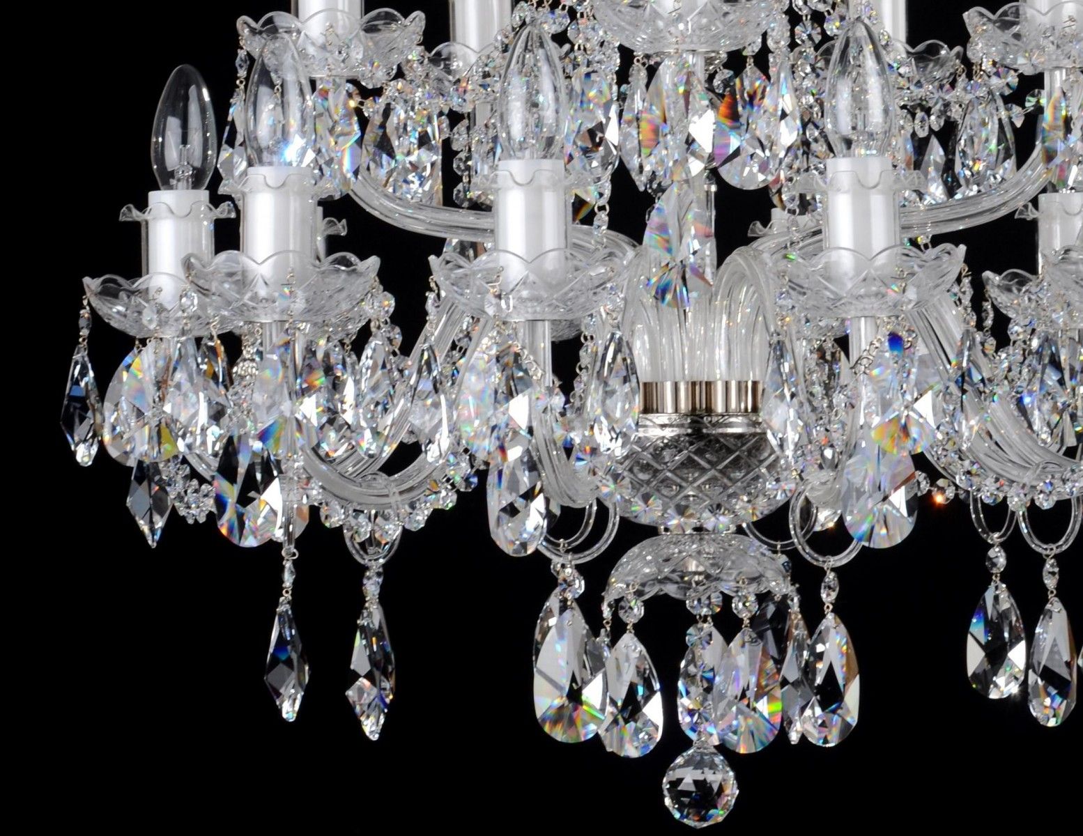 15 Arms Silver Crystal Chandelier With Swarovski Crystal Within Soft Silver Crystal Chandeliers (Photo 8 of 15)