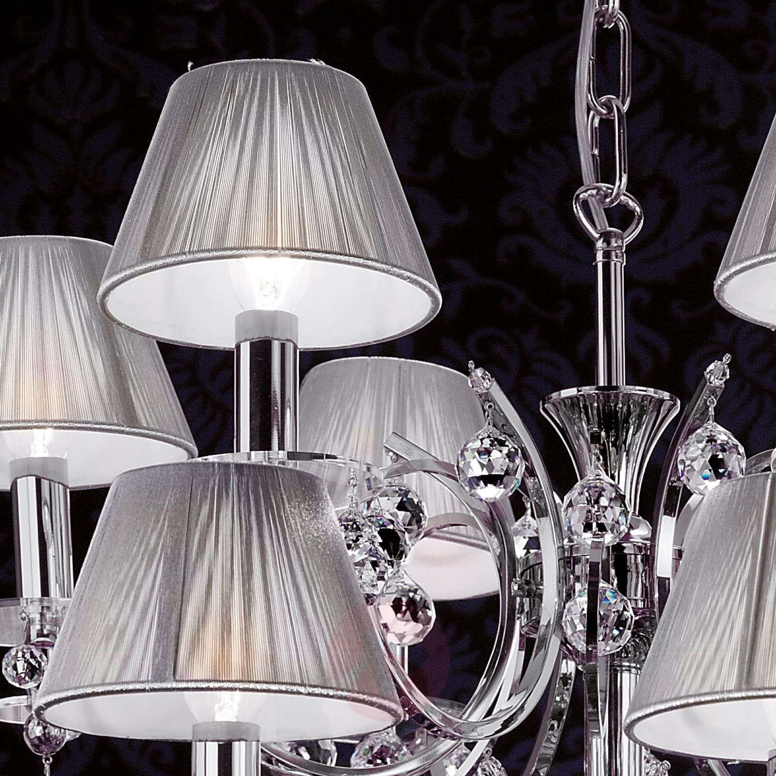 18 Light Chandelier Crystal Design, Chrome | Lights.co.uk In Clear Crystal Chandeliers (Photo 3 of 15)