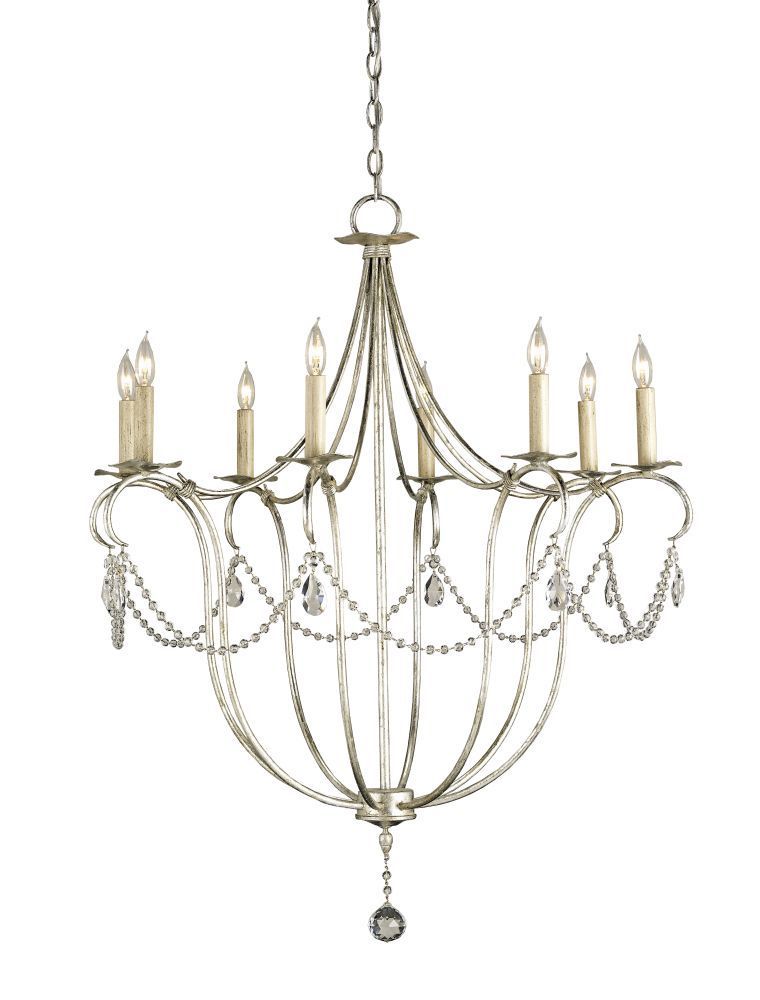 Featured Photo of Top 15 of Silver Leaf Chandeliers