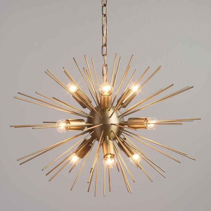 Arteriors Zanadoo Small Chandelier Look For Less With Gold And Wood Sputnik Orb Chandeliers (View 6 of 15)