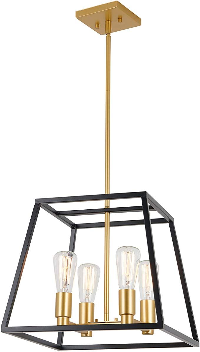 Artika Car15 On Carter Square 4 Pendant Light Fixture Intended For Black And Gold Kitchen Island Light Pendant (View 4 of 15)