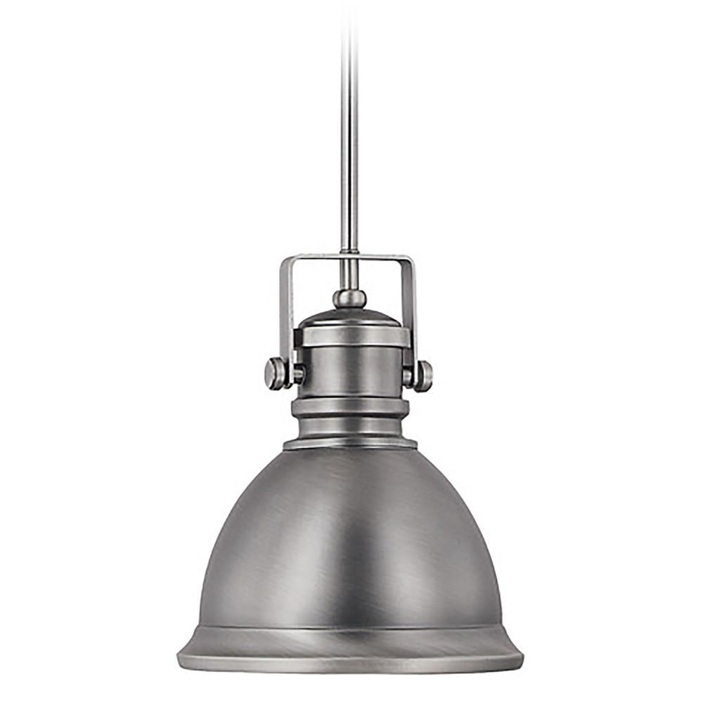 Capital Lighting Antique Nickel Mini Pendant Light With Intended For Nickel Pendant Lights (View 15 of 15)