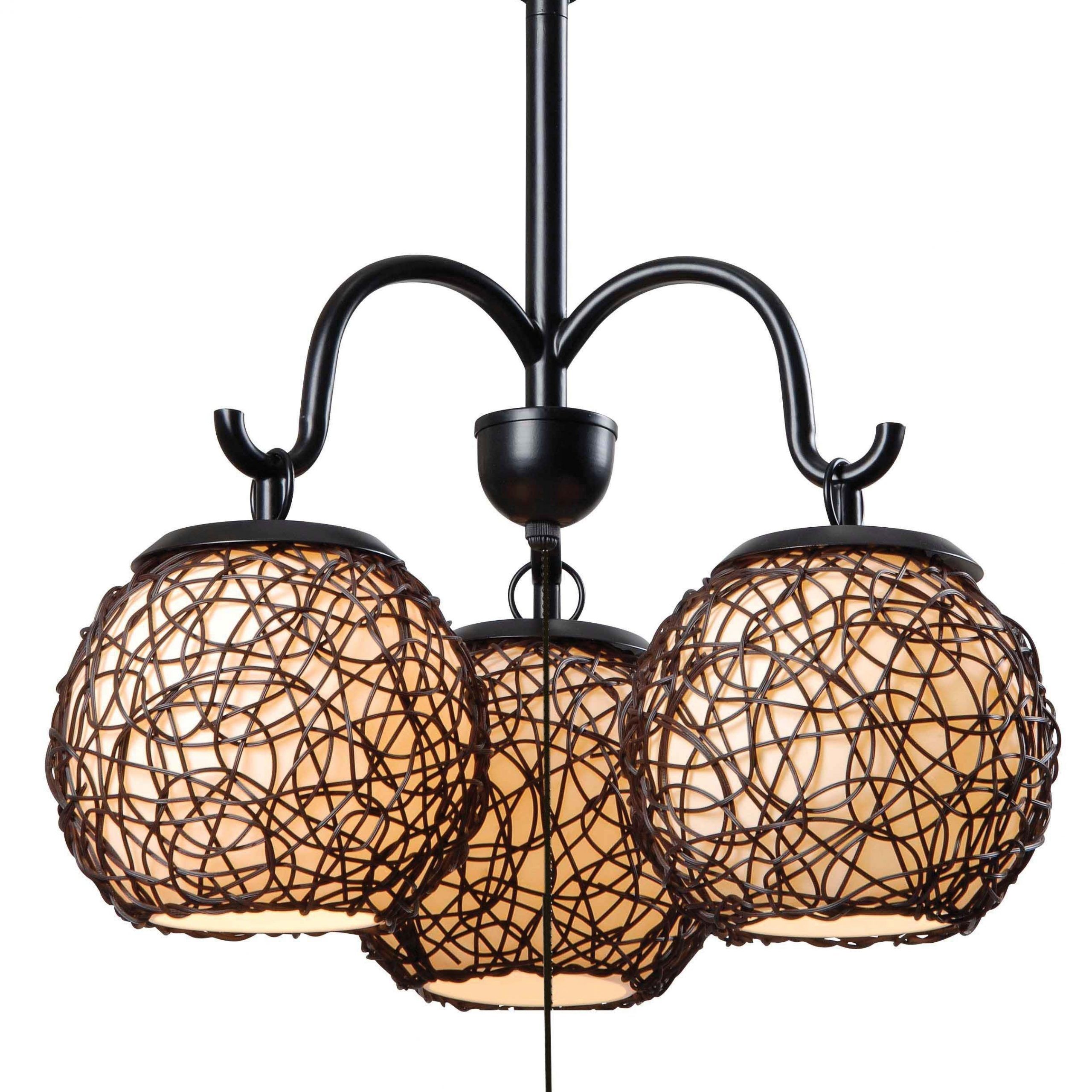 Castillo 3 Light Outdoor Chandelier From Kenroy (93403brz Intended For 3 Light Pendant Chandeliers (View 4 of 15)
