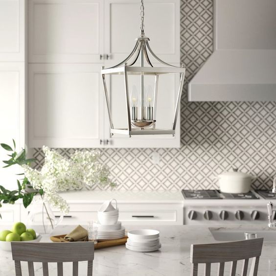 Choosing Lantern Pendants For Your Kitchen | Drivendecor With Gray And Nickel Kitchen Island Light Pendants Lights (View 13 of 15)