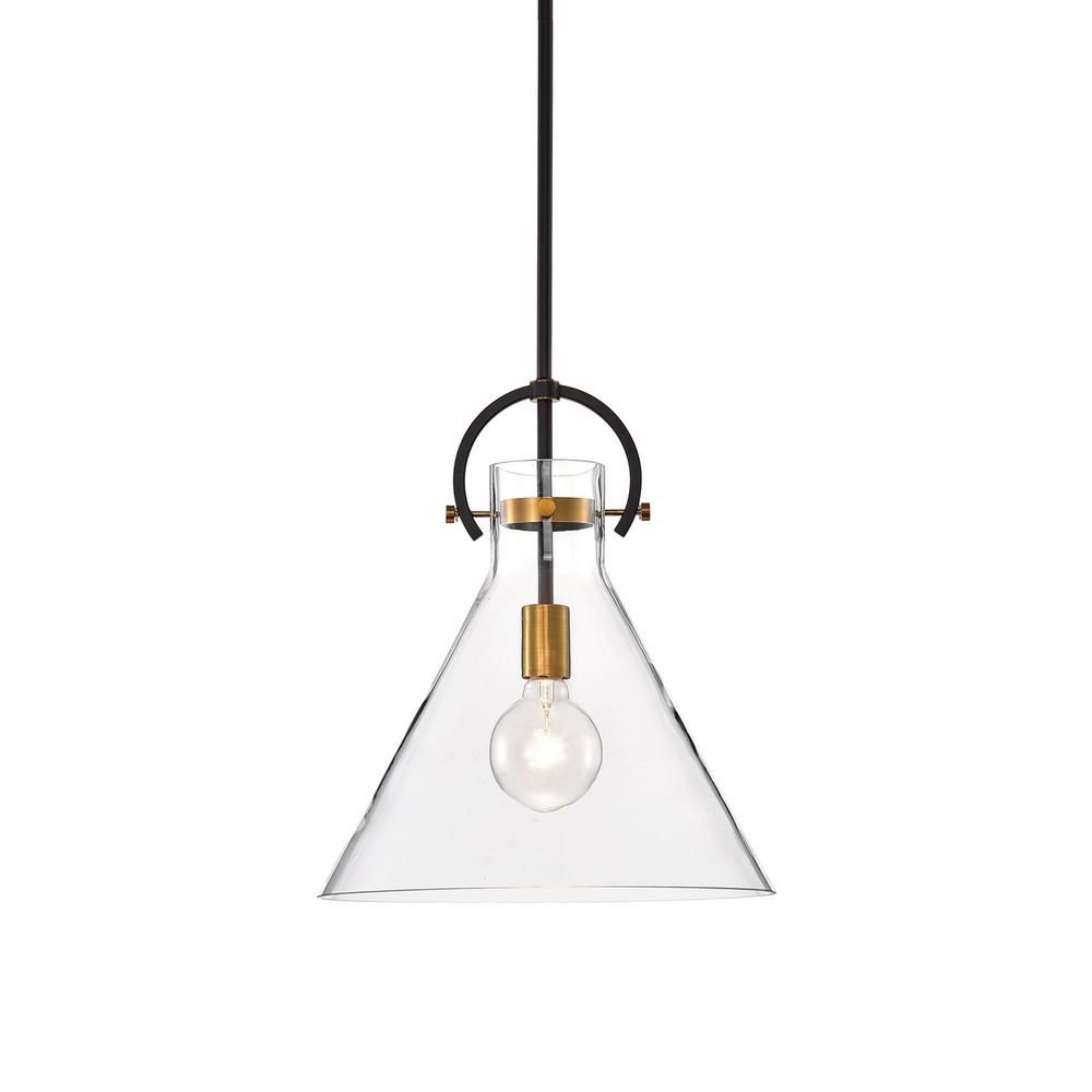 Edvivi 1 Light Oil Rubbed Bronze And Antique Gold Pendant Throughout Antique Gold Pendant Lights (View 9 of 15)
