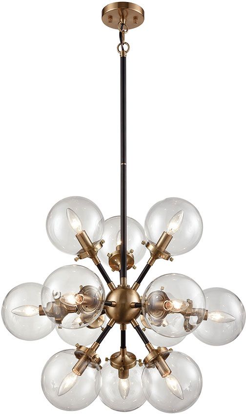 Featured Photo of 2024 Best of Black Finish Modern Chandeliers