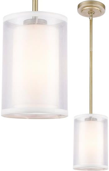 Elk Group International Diffusion Mini Pendant 57036/1 Pertaining To Organza Silver Pendant Lights (View 10 of 15)