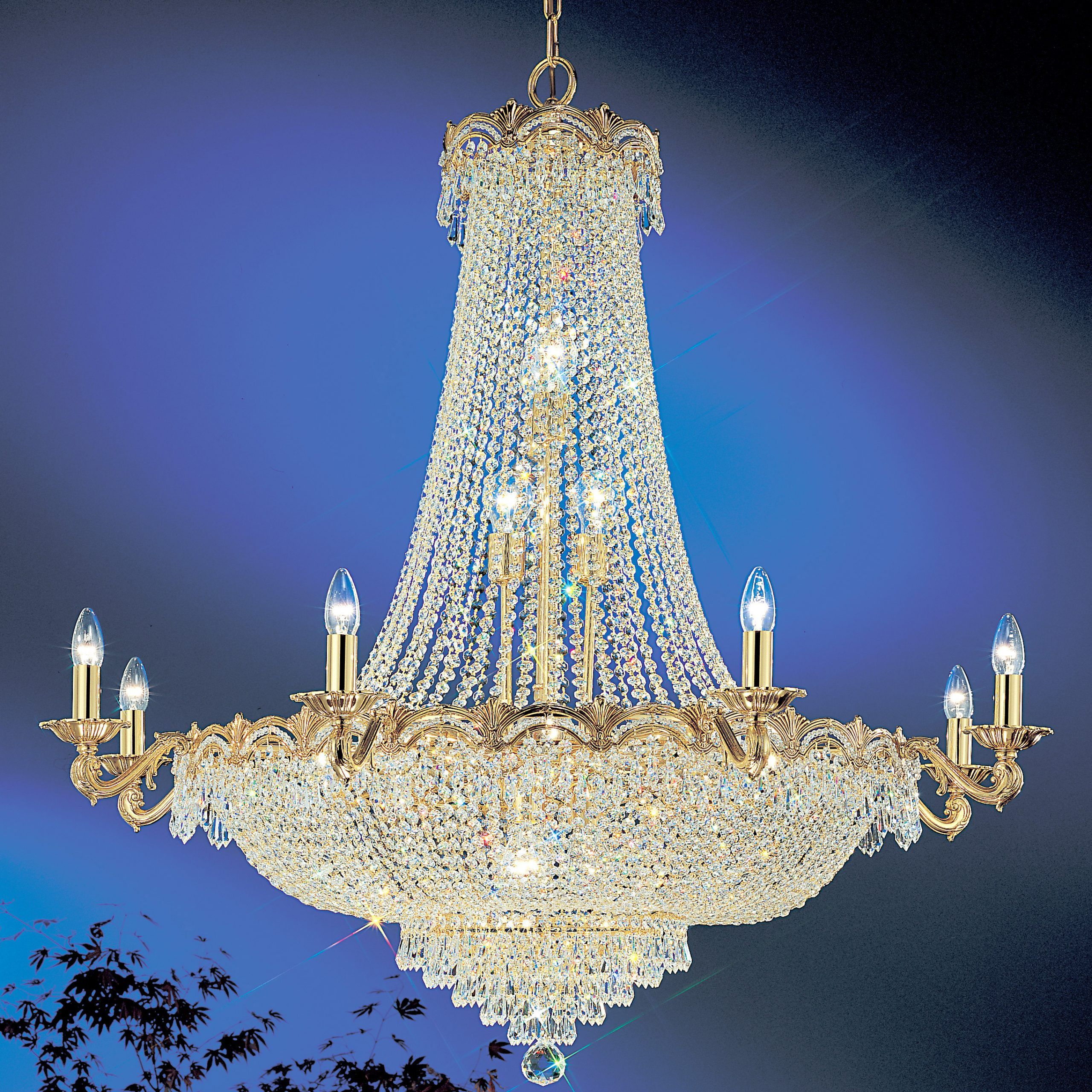 Empire Crystal Chandelier – Model No. C2656cc | Copper In Clear Crystal Chandeliers (Photo 6 of 15)